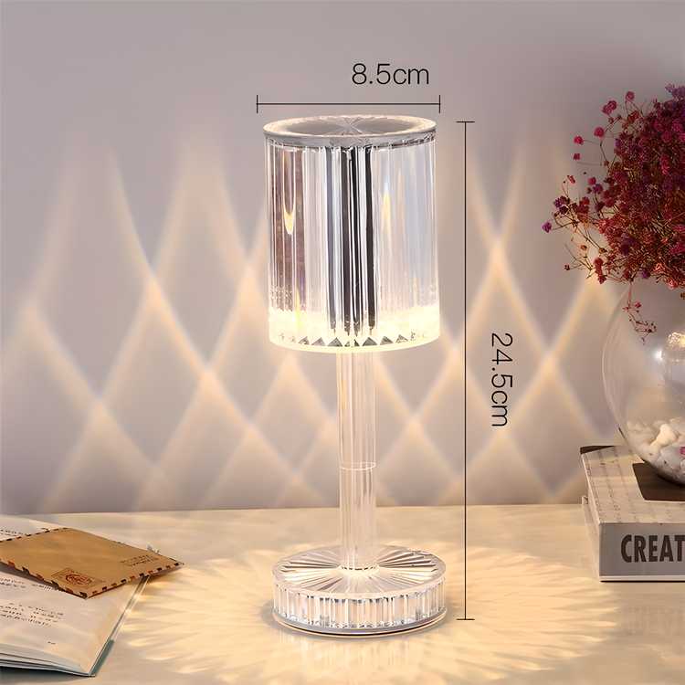 New LED Diamond Table Lamp 16 Color Changing Light With Remote 632 Table Lamp (Multicolor)