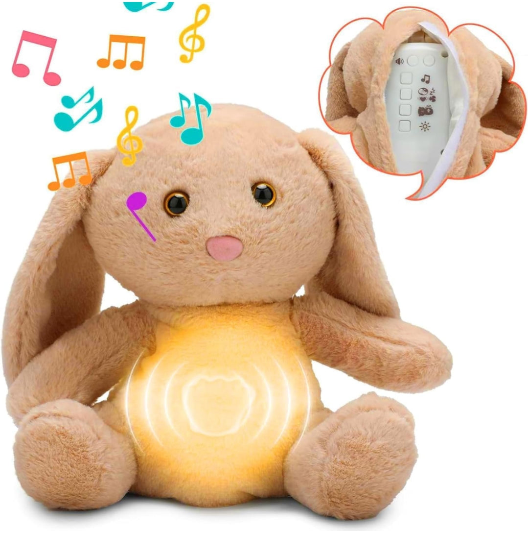Baby Sound Machine Breathing Otter Portable Plush Baby Toy