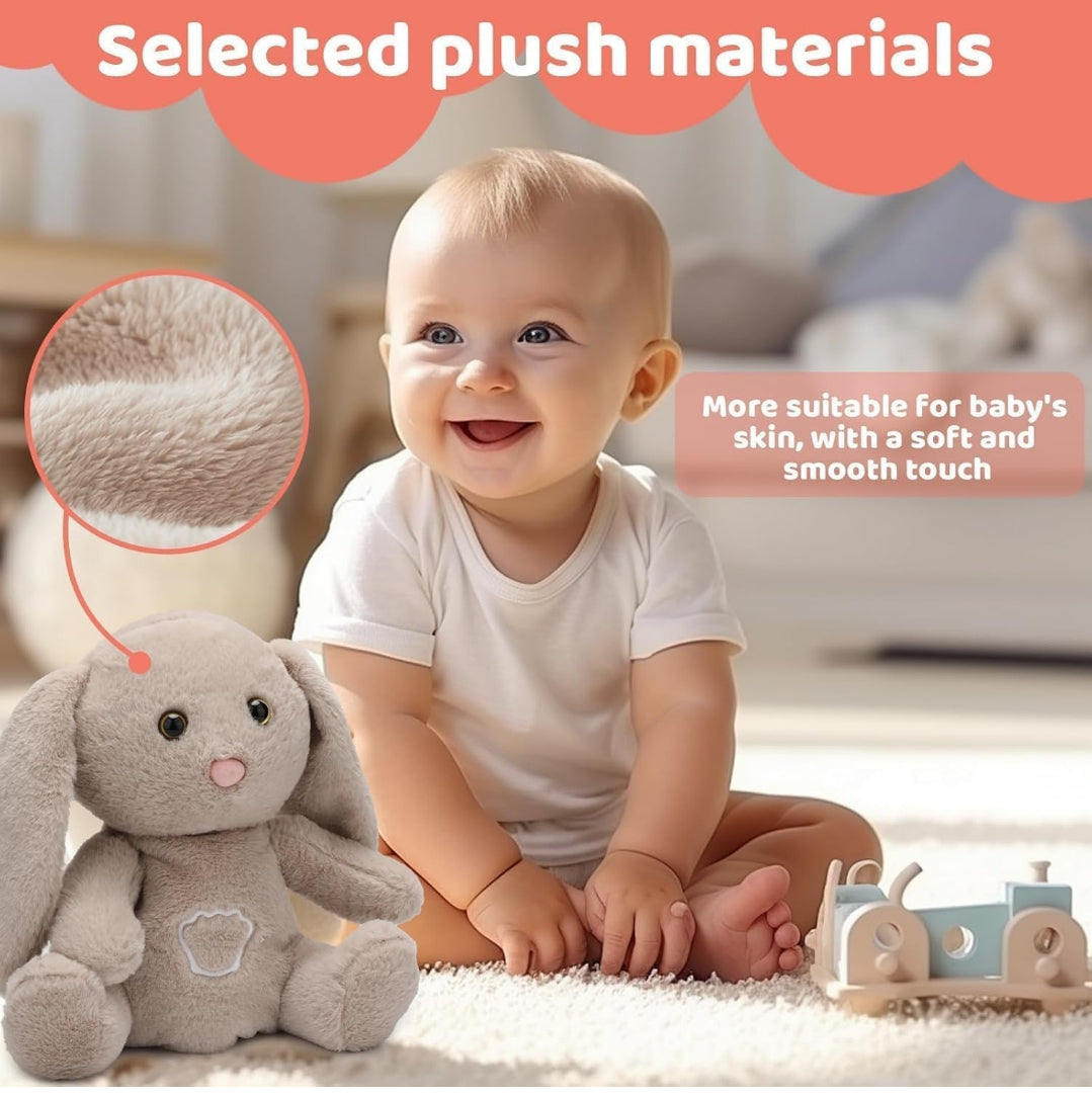 Baby Sound Machine Breathing Otter Portable Plush Baby Toy