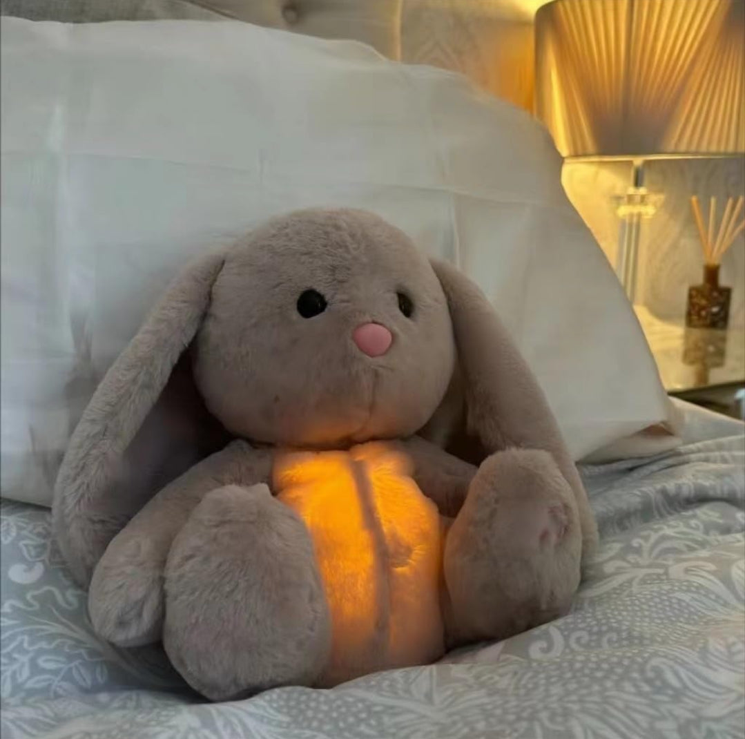 Baby Sound Machine Breathing Otter Portable Plush Baby Toy