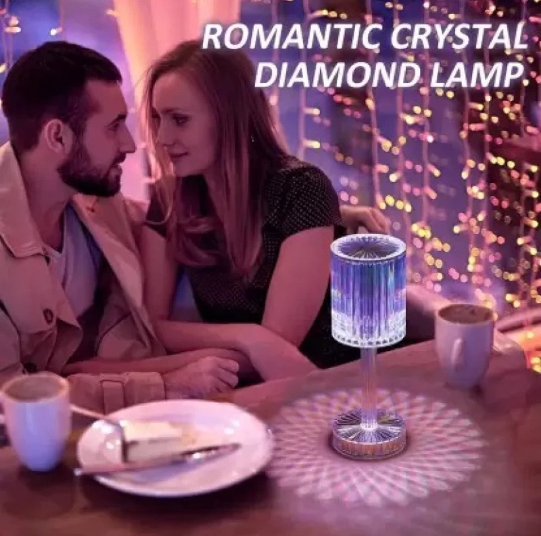 New LED Diamond Table Lamp 16 Color Changing Light With Remote 632 Table Lamp (Multicolor)
