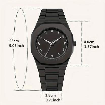 Arabic Dial Polycarbonate Ultra-Light Analog Watch – For Men